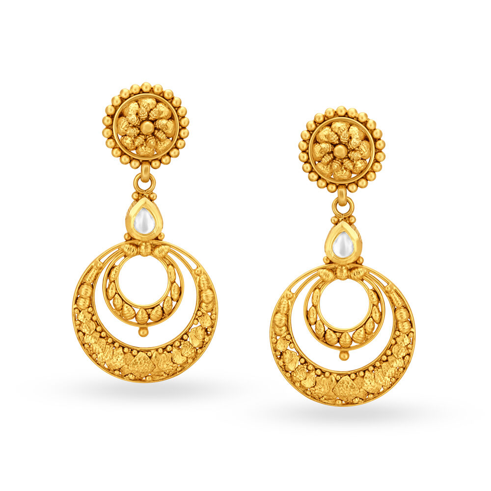 Tanishq gold earrings discount with price