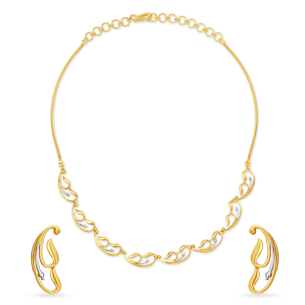 Chic Gold Necklace Set