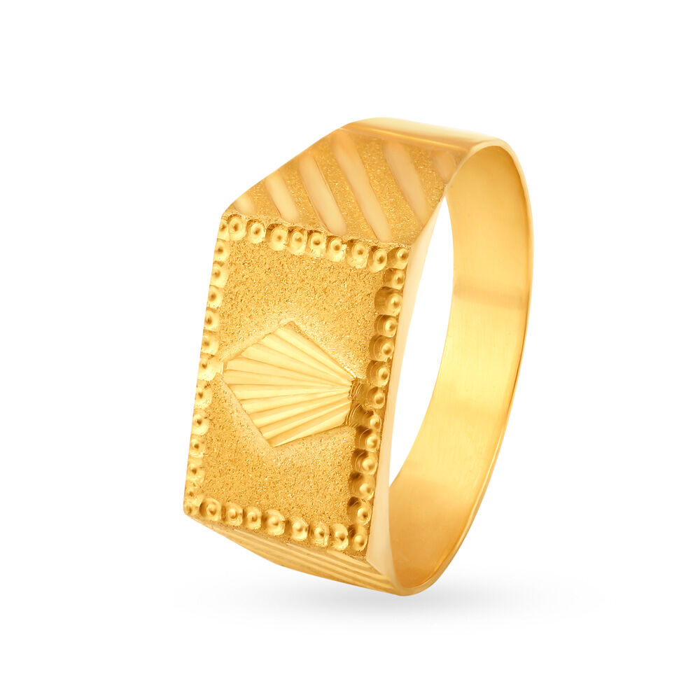 Gold ring deals for men tanishq