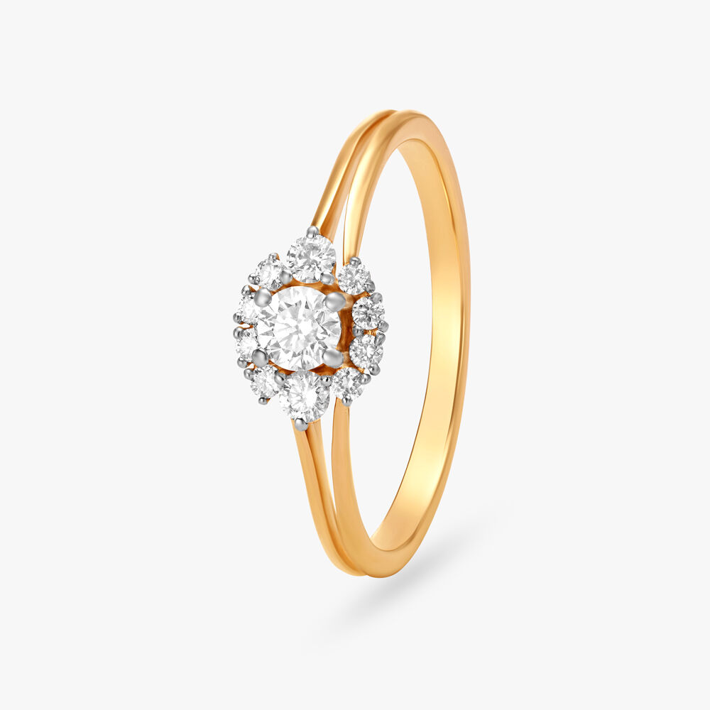 Buy Elegant Floral Diamond Ring at Best Price Tanishq UAE