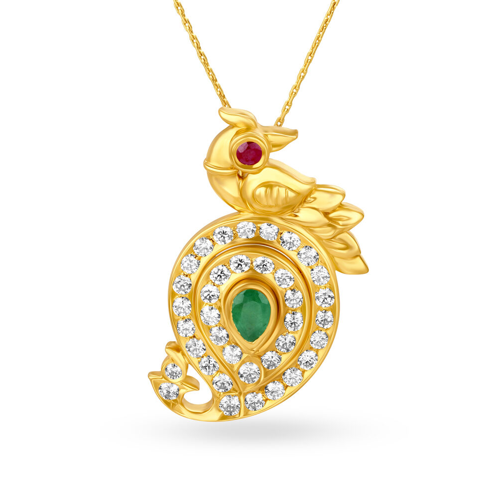 Peacock pendant outlet