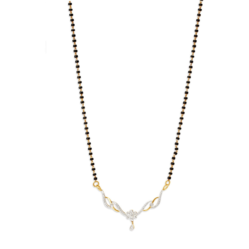 Tanishq mangalsutra design diamond discount