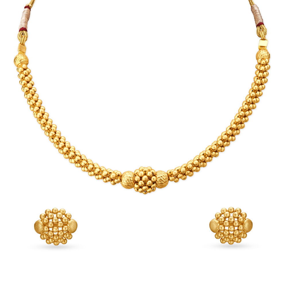 Thushi necklace tanishq sale