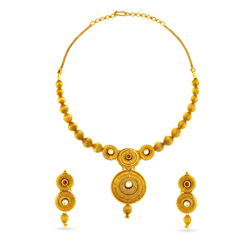 Tanishq Necklace Set Collection. Shop Necklace Set Online