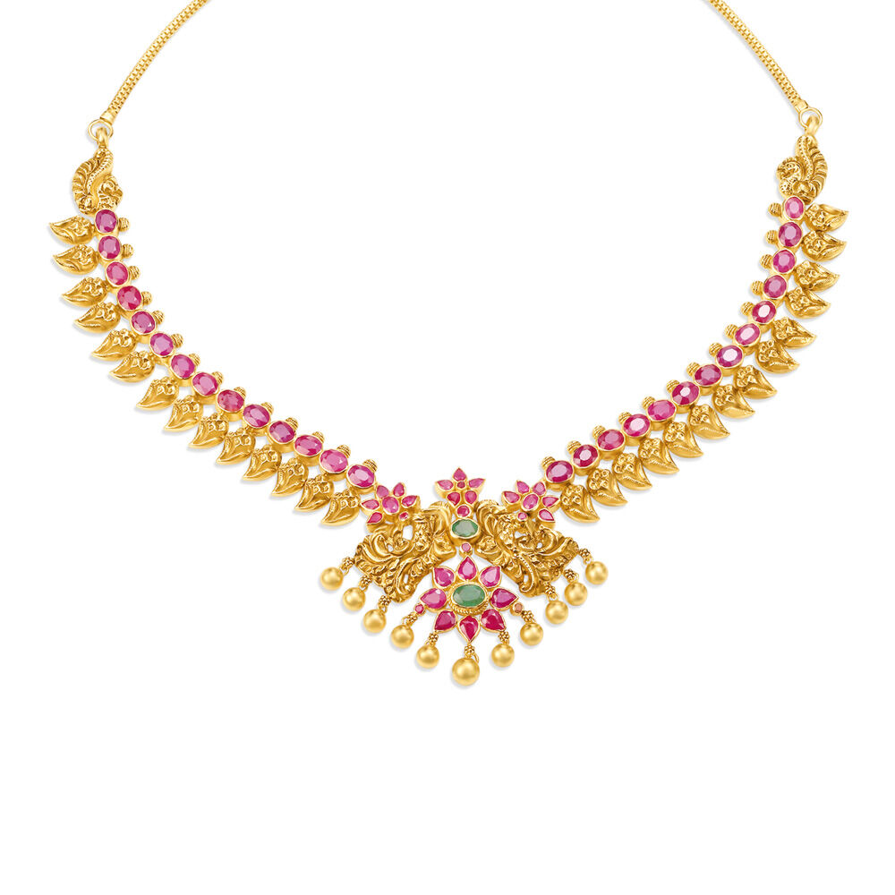 Ruby necklace outlet designs with price