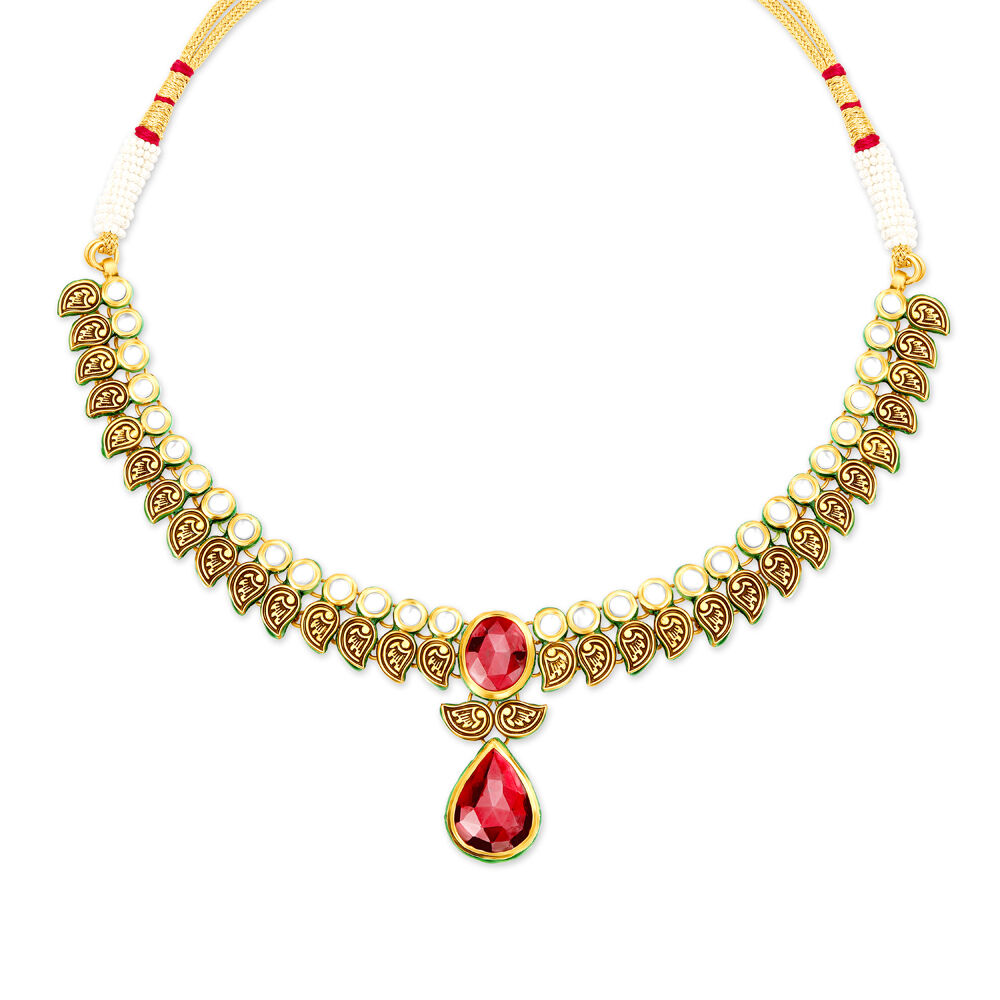 Antique necklace set sale