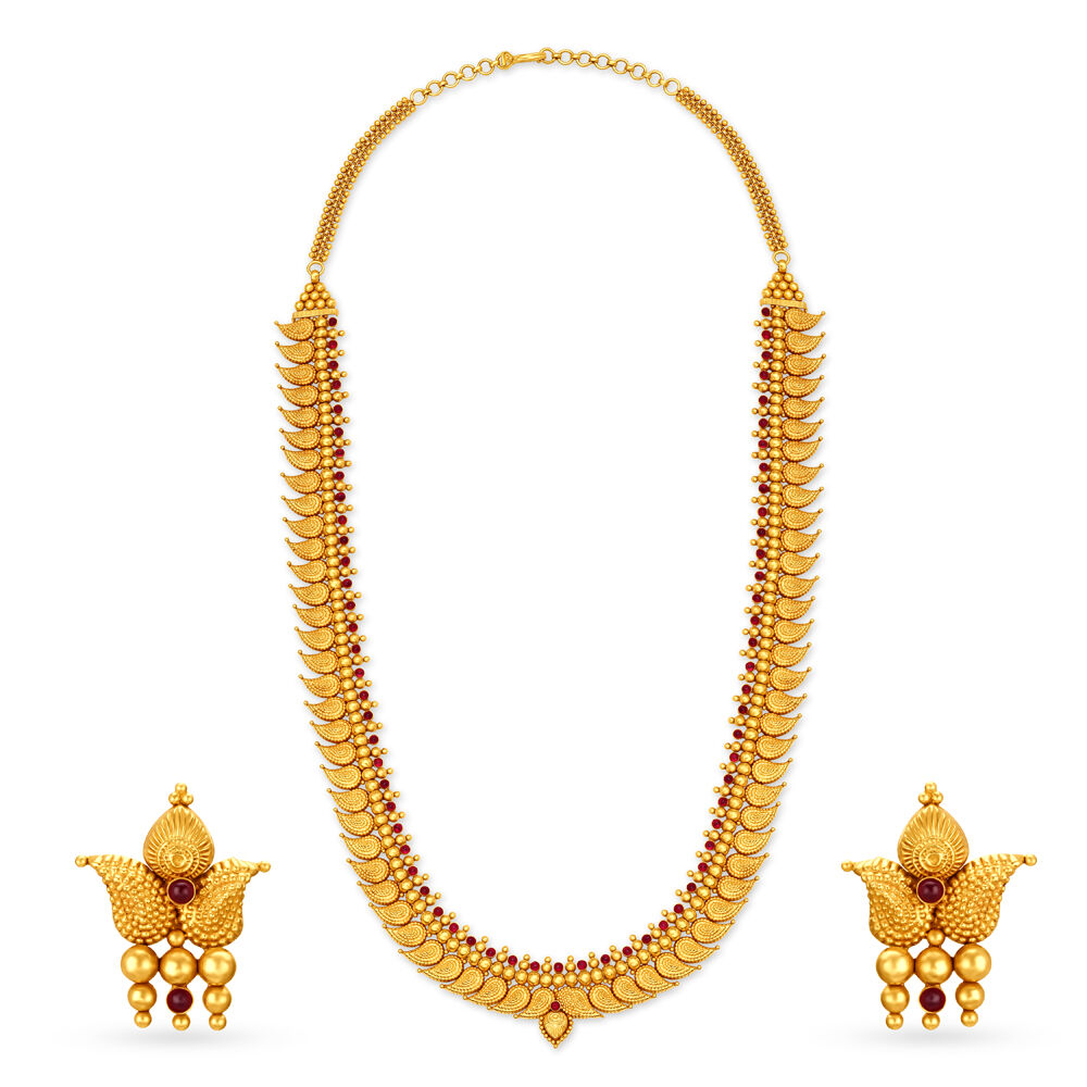 Tanishq mango store mala designs