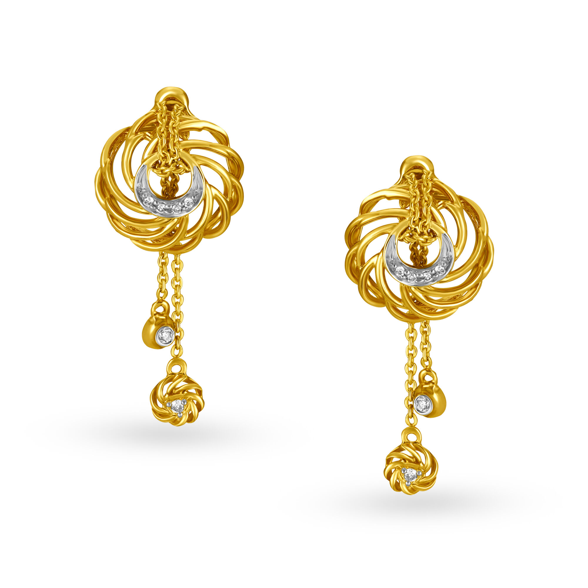 Gold earrings deals designs tanishq