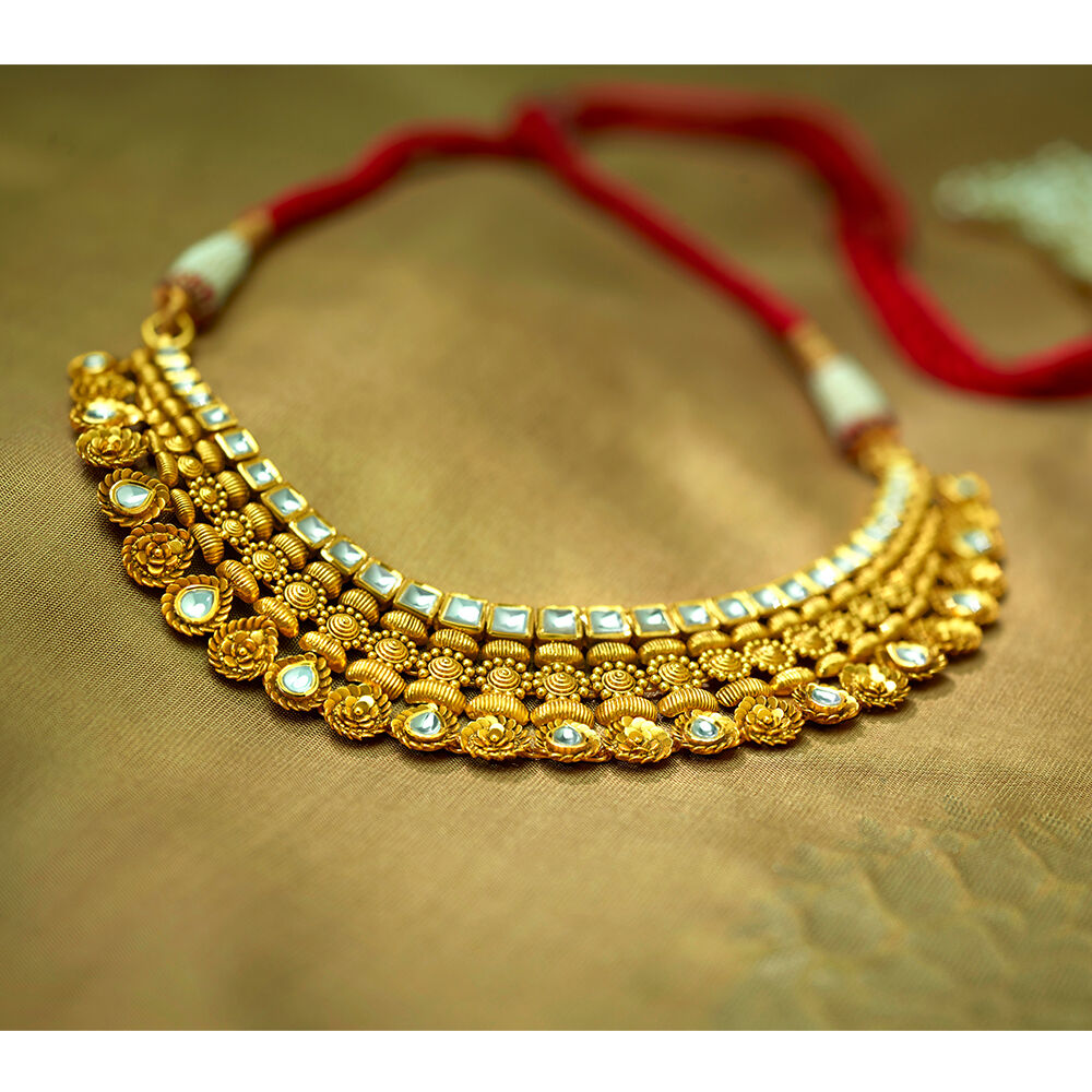 Kundan sales set tanishq