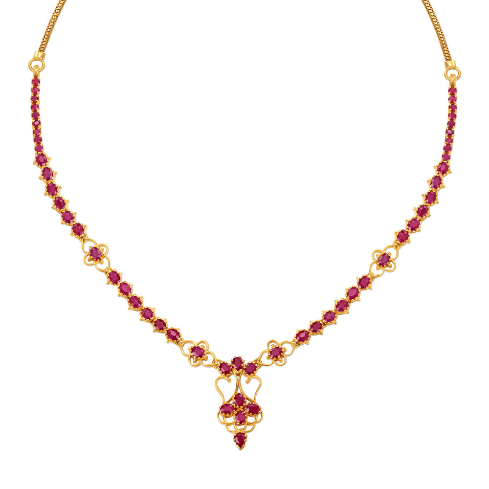 Ruby hot sale necklace price