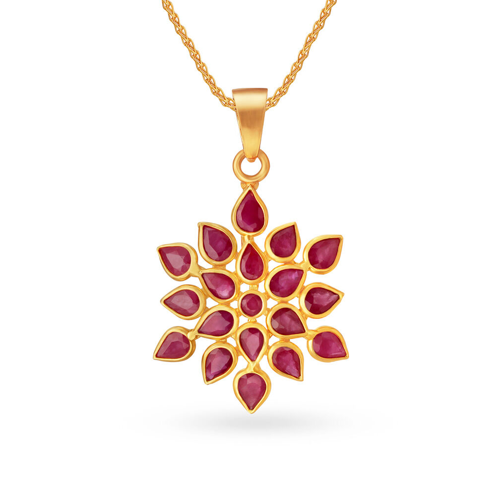 Ruby clearance pendant gold