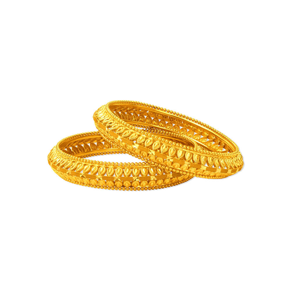 Buy Lustrous Gold Bangles for the Marwari Bride at Best Price