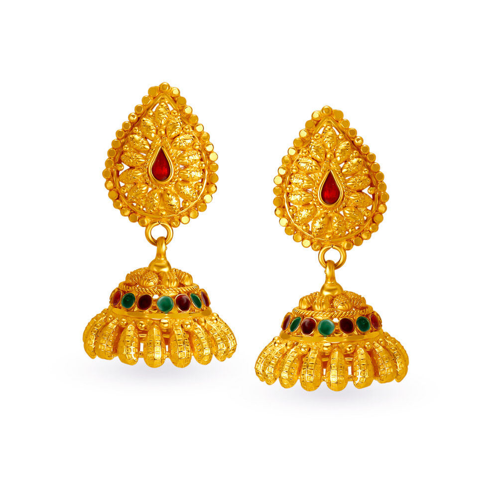 Jhumki gold new arrivals
