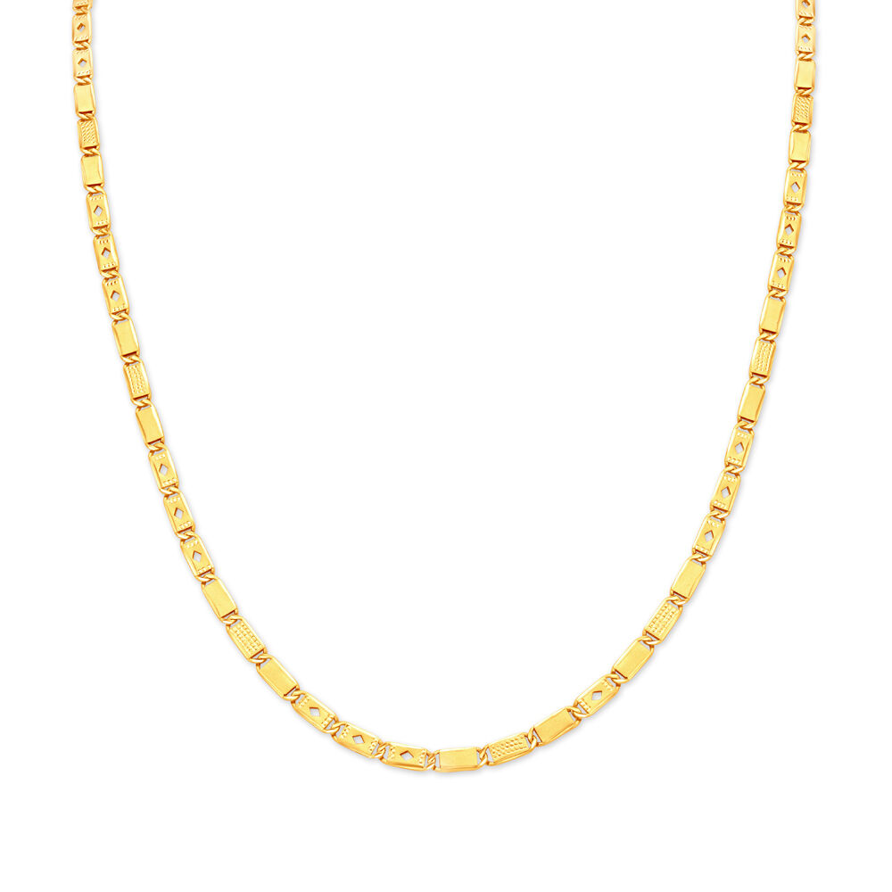 Tanishq gold chain for deals mens with price