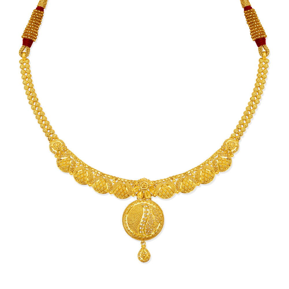 Yellow necklaces sales