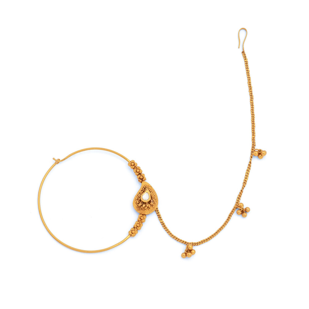 Tanishq gold nath outlet designs with price
