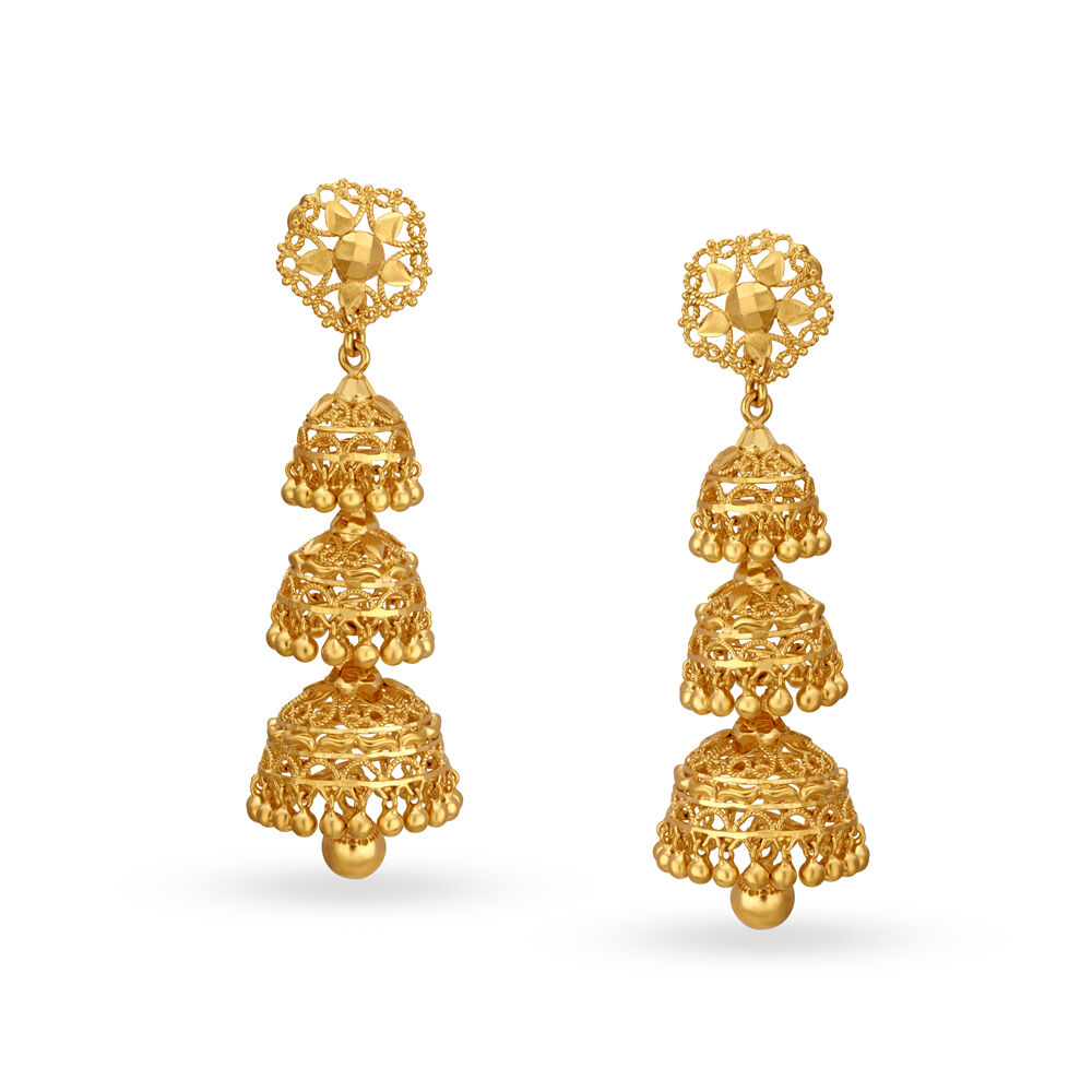 Tanishq shop earrings jhumka