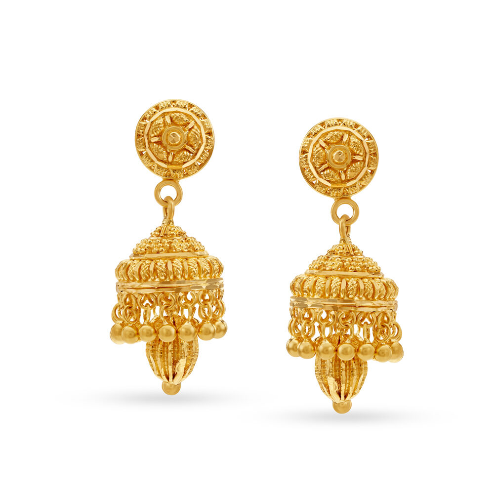 Anjali jewellers gold earring clearance collection with price