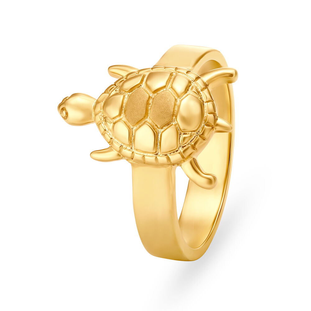 Turtle hot sale ring gold