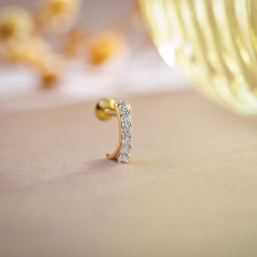 Tanishq diamond sale nose ring