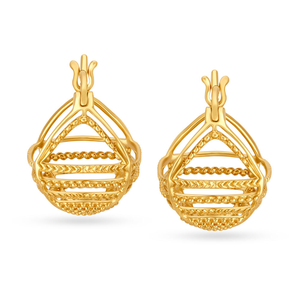 Tanishq on sale hoop earrings