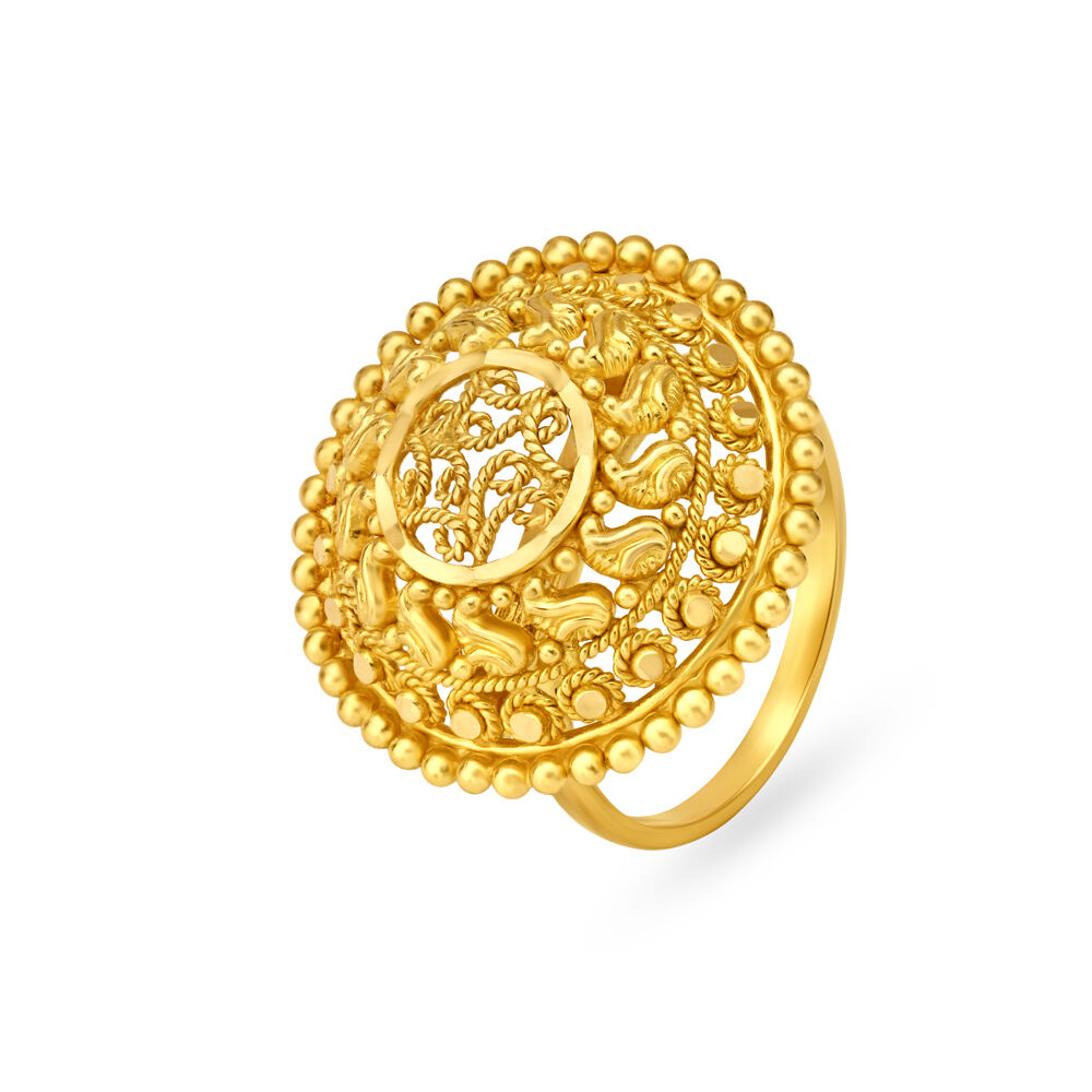 Tanishq gold ring sales for women