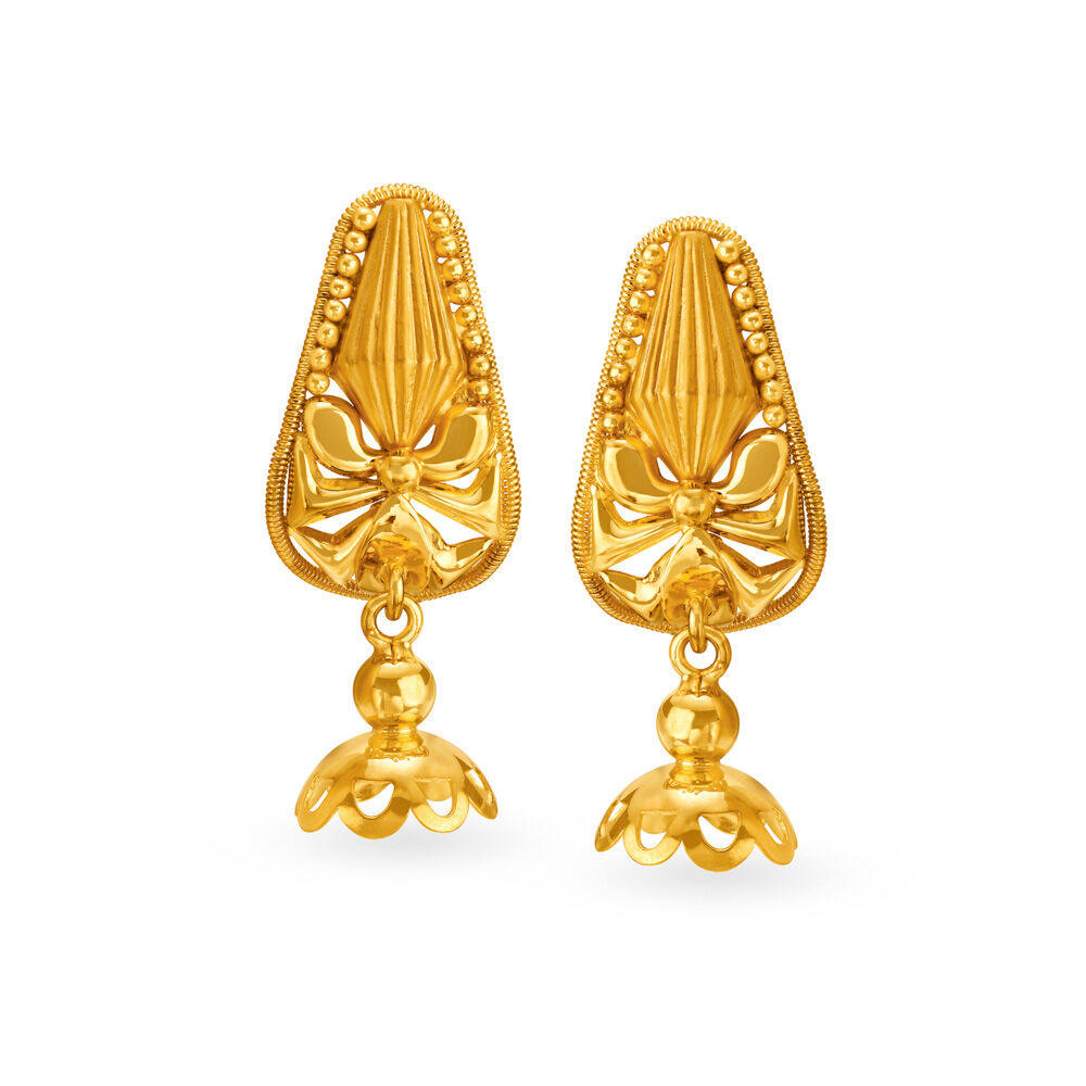 Tanishq gold outlet earrings with price