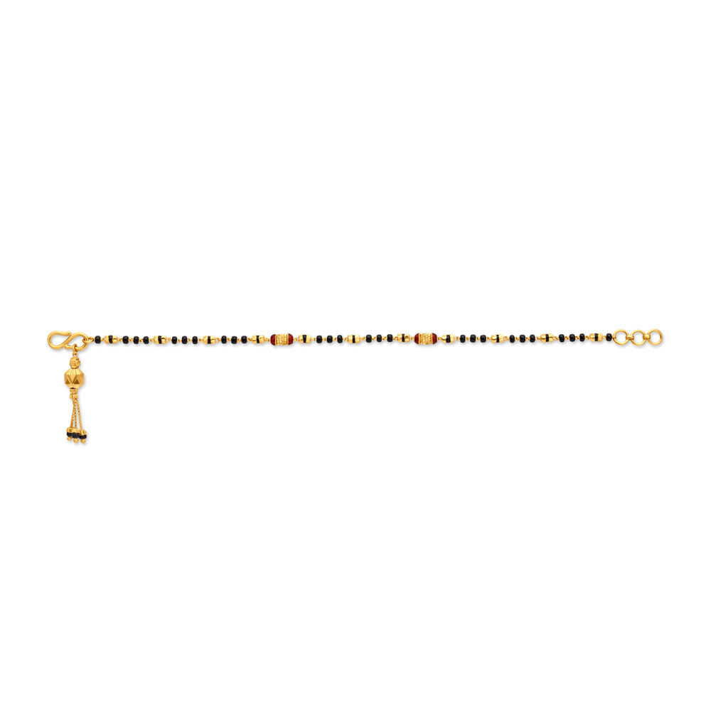 Buy Dainty Mangalsutra Gold Bracelet at Best Price Tanishq UAE