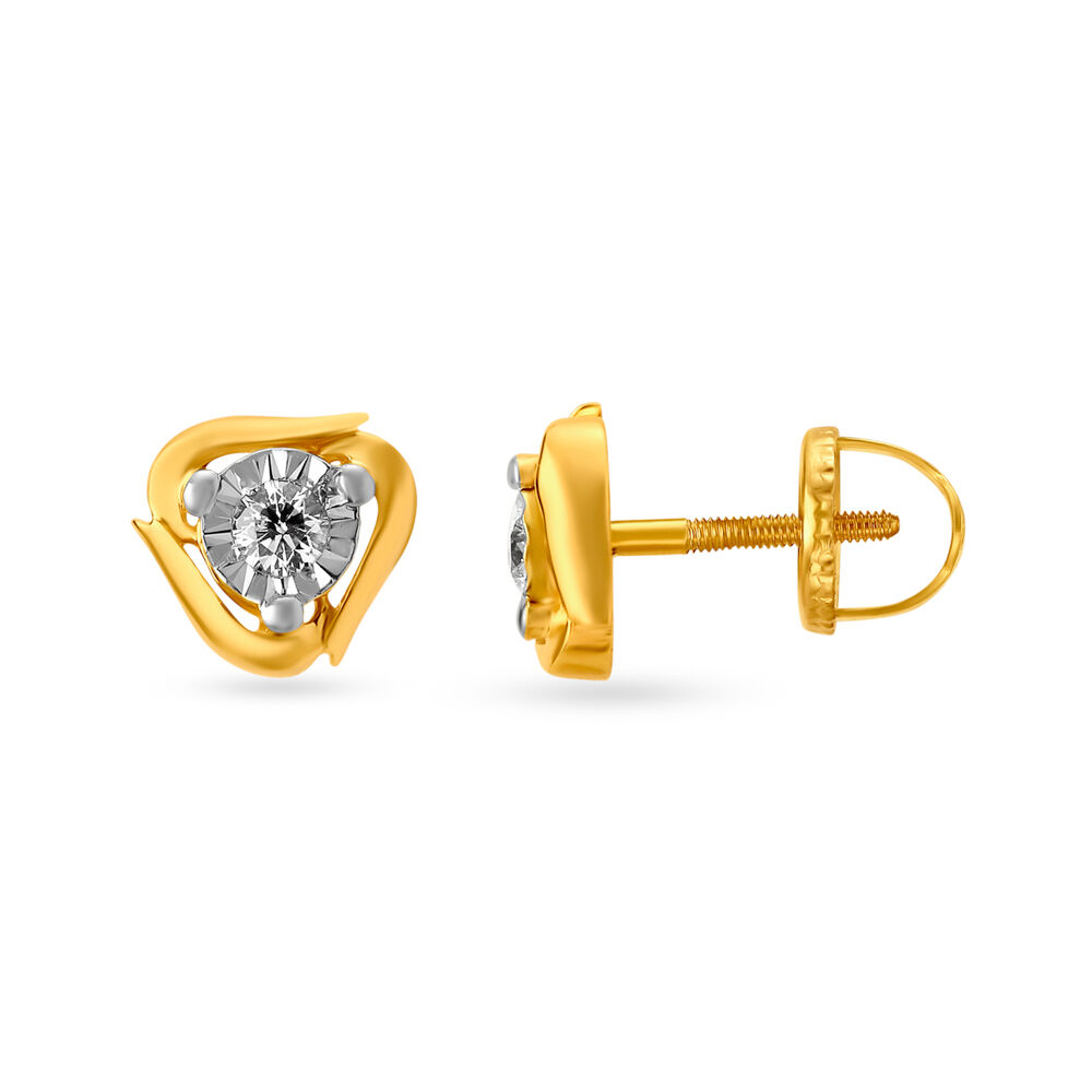 Gold earrings sale under 5000