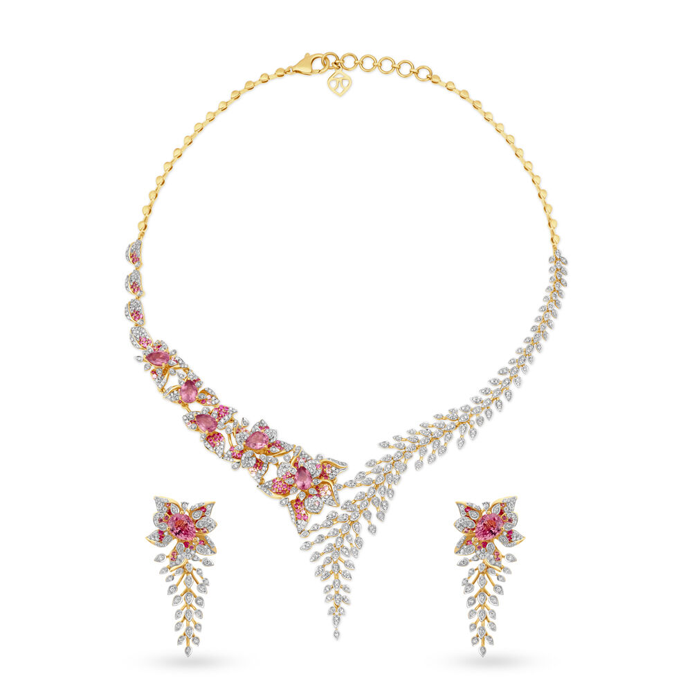 Sapphire online diamond necklace