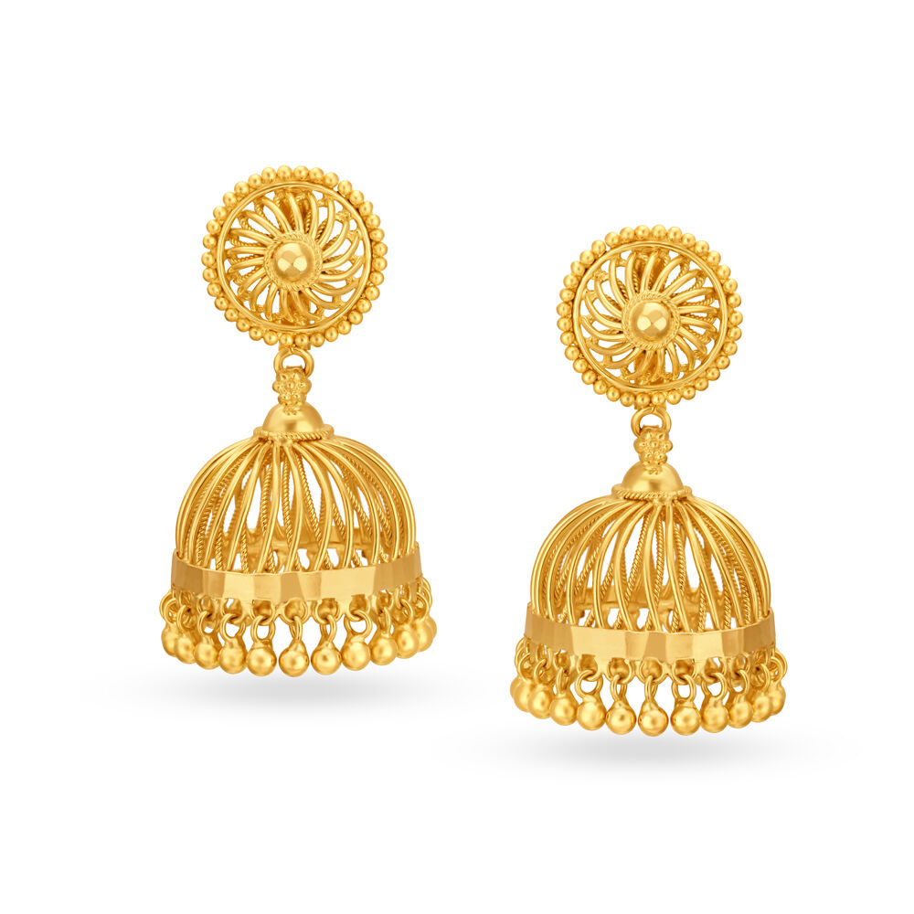 Tanishq gold jhumka deals