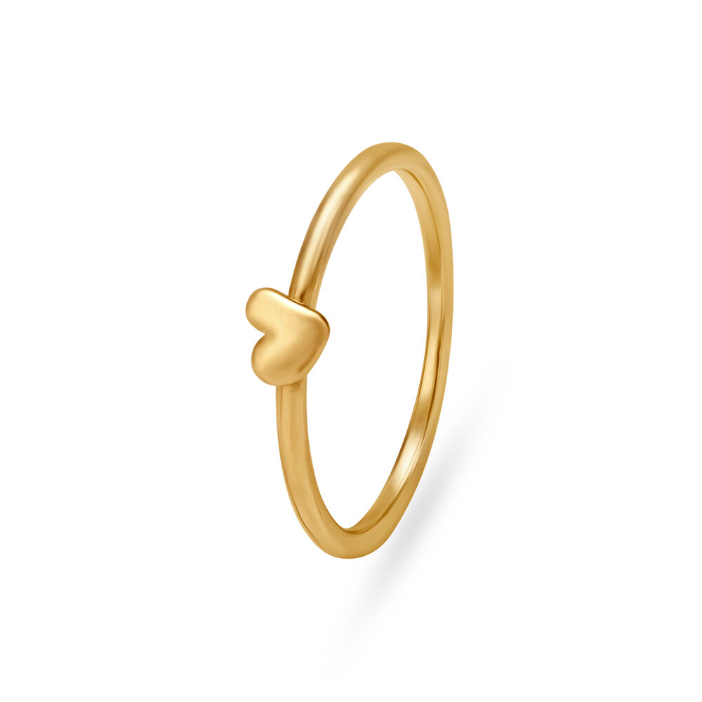 Heart shape finger store ring