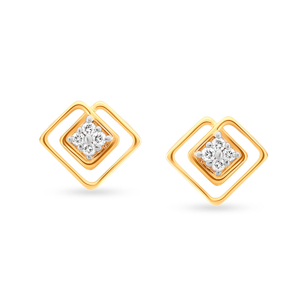 Tanishq solitaire sales earrings