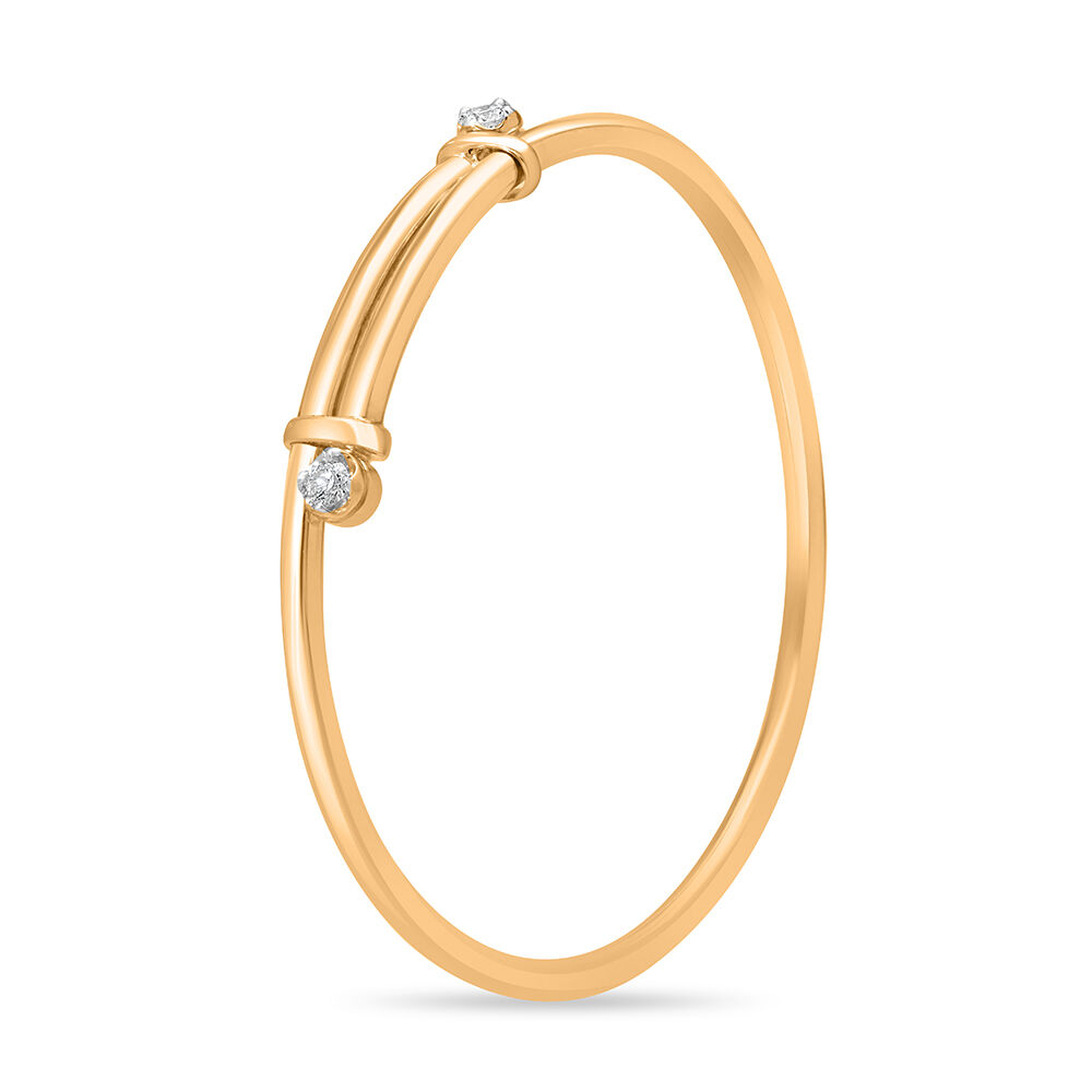 Buy Mamma Mia 18 KT Yellow Gold Glow of Love Bangle for Kids at