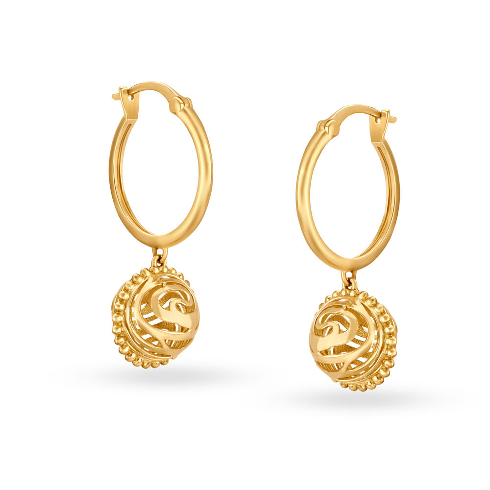 Tanishq deals hoop earrings