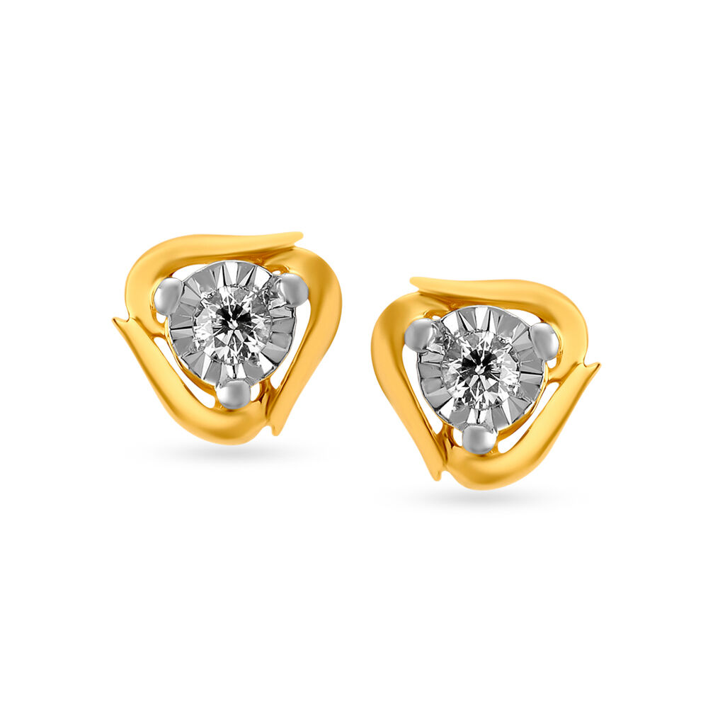 Solitaire earrings tanishq store price