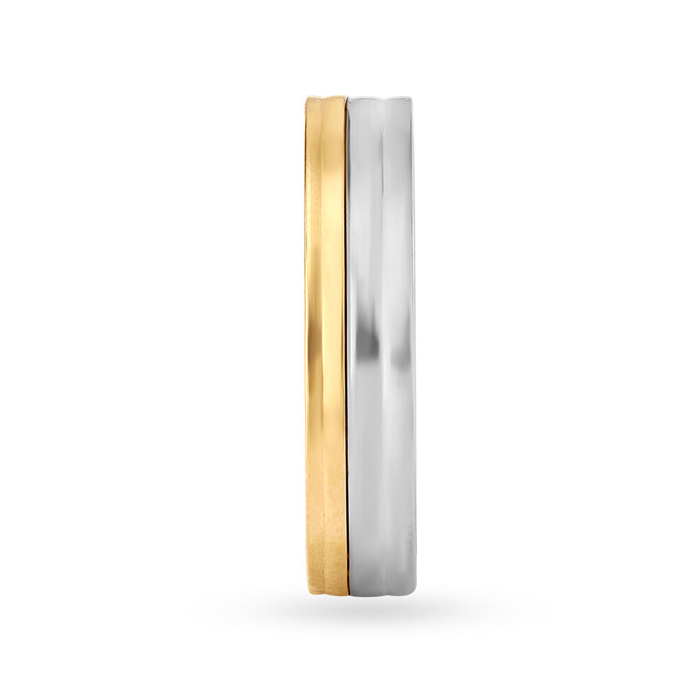 Platinum with shop gold ring