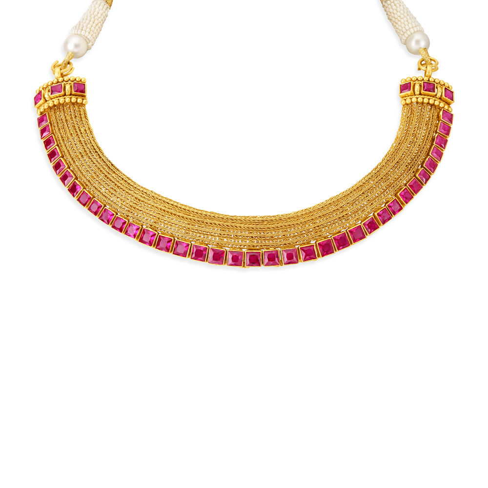 Thushi clearance necklace tanishq