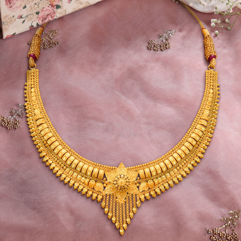 Tanishq latest discount necklace collection