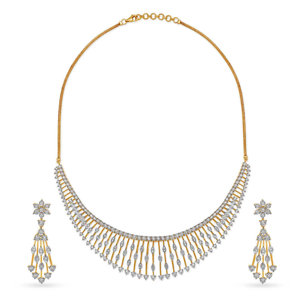 White outlet necklace set