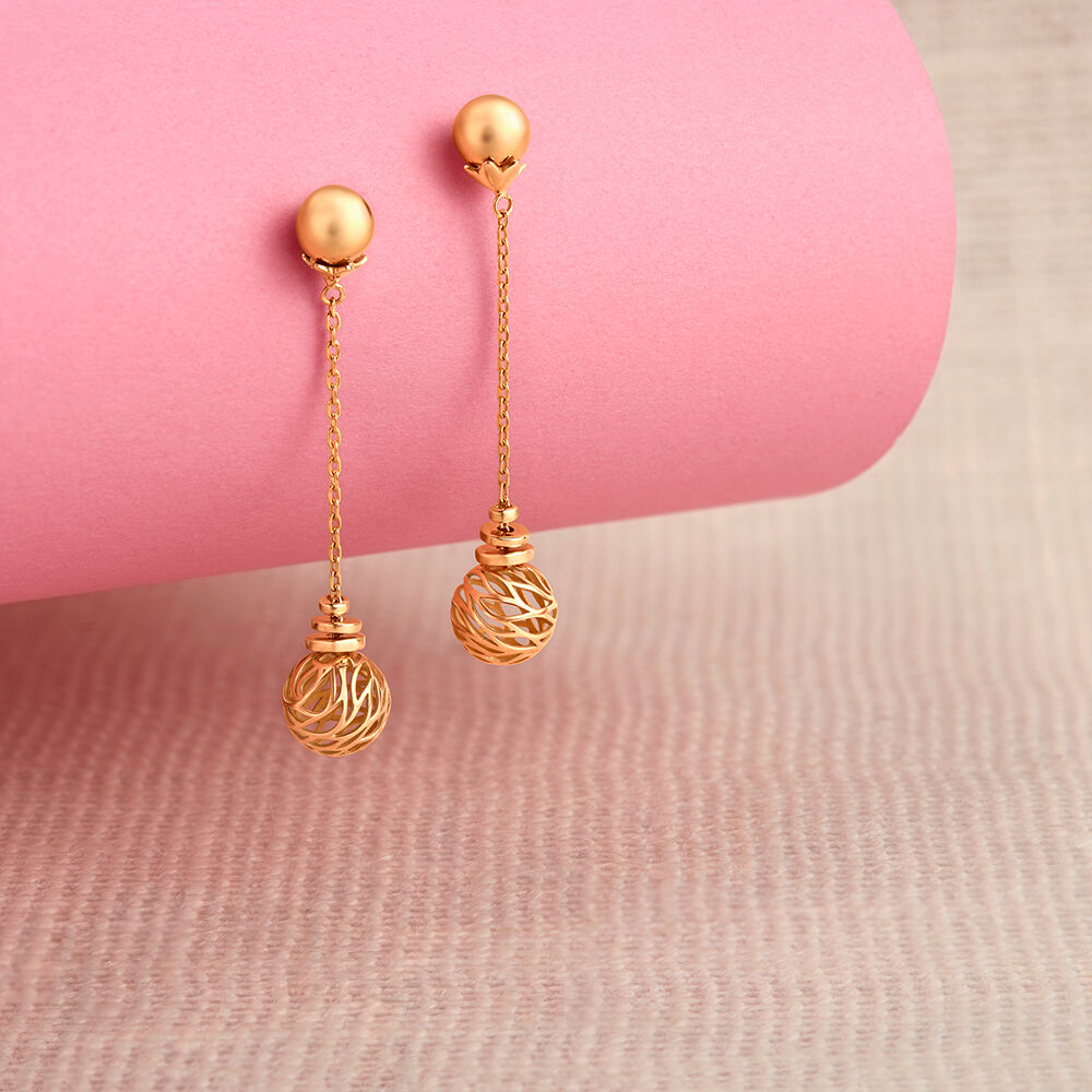Tanishq gold hanging earrings hotsell