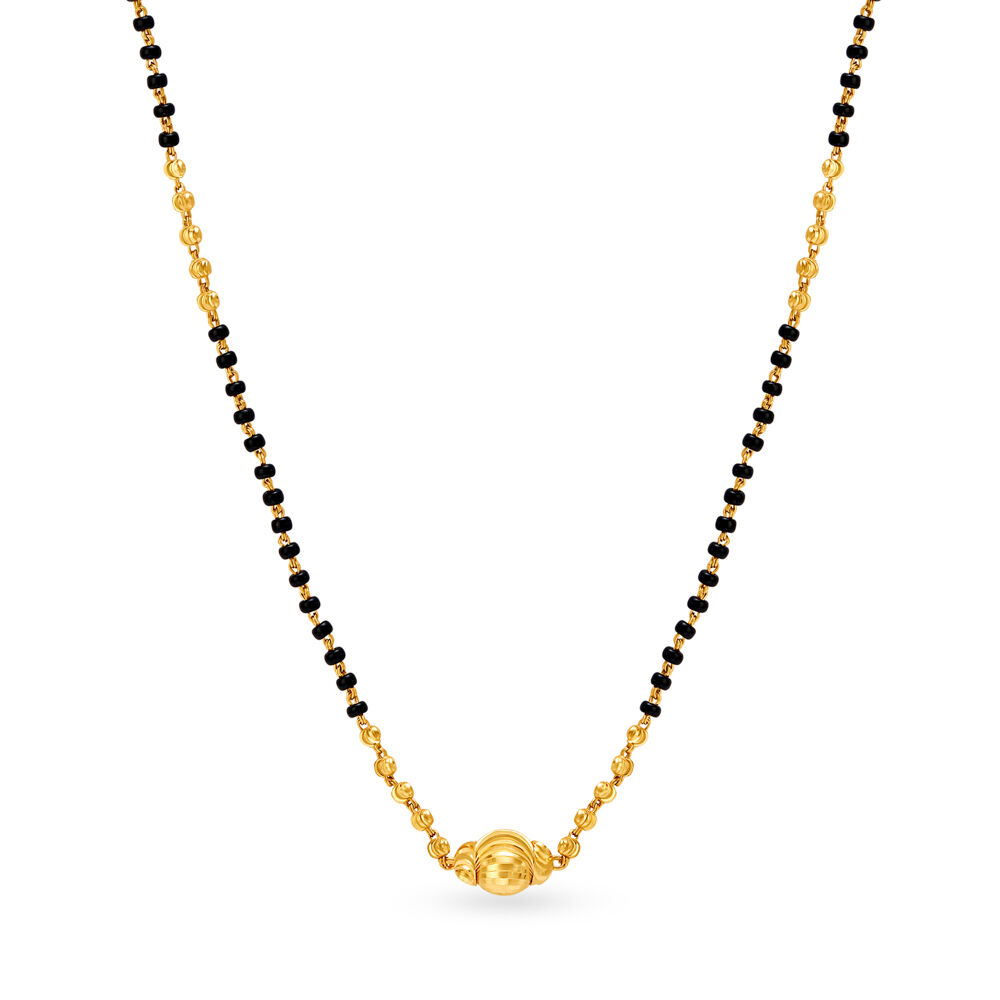 Buy Traditional Gold Mangalsutra at Best Price Tanishq UAE