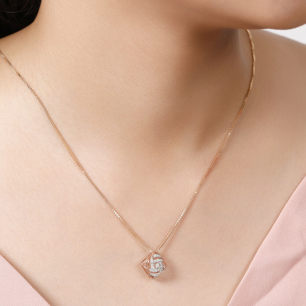 Rose sales pendant gold
