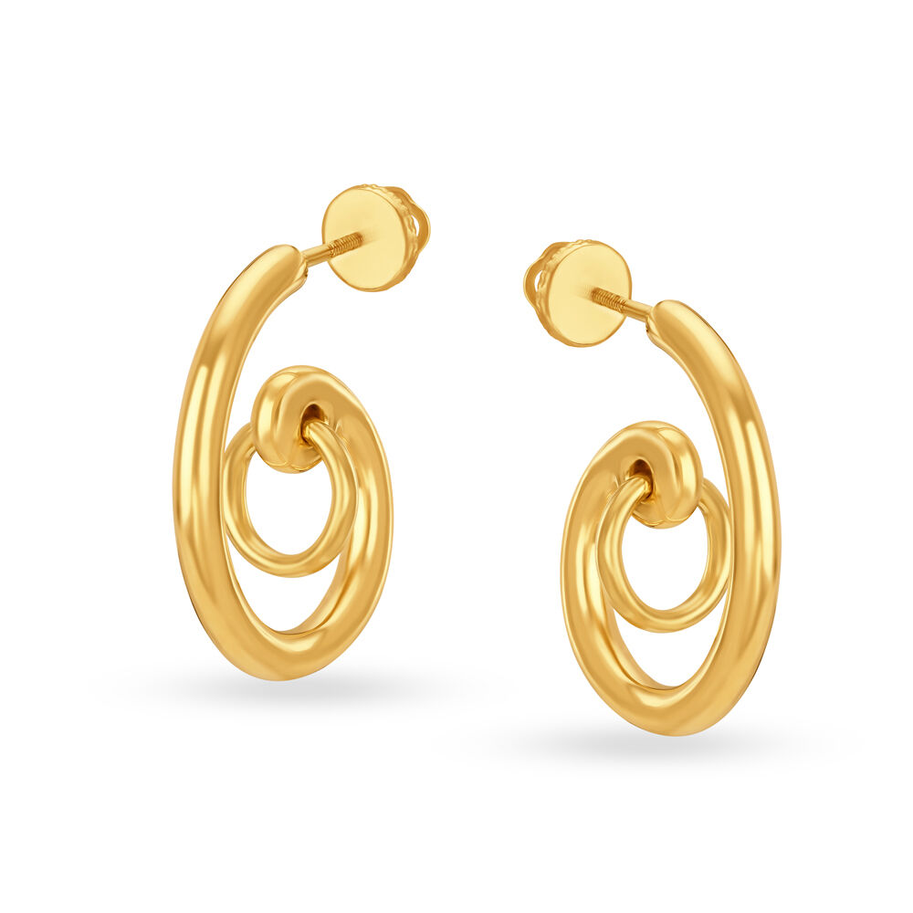 Dainty gold outlet earrings