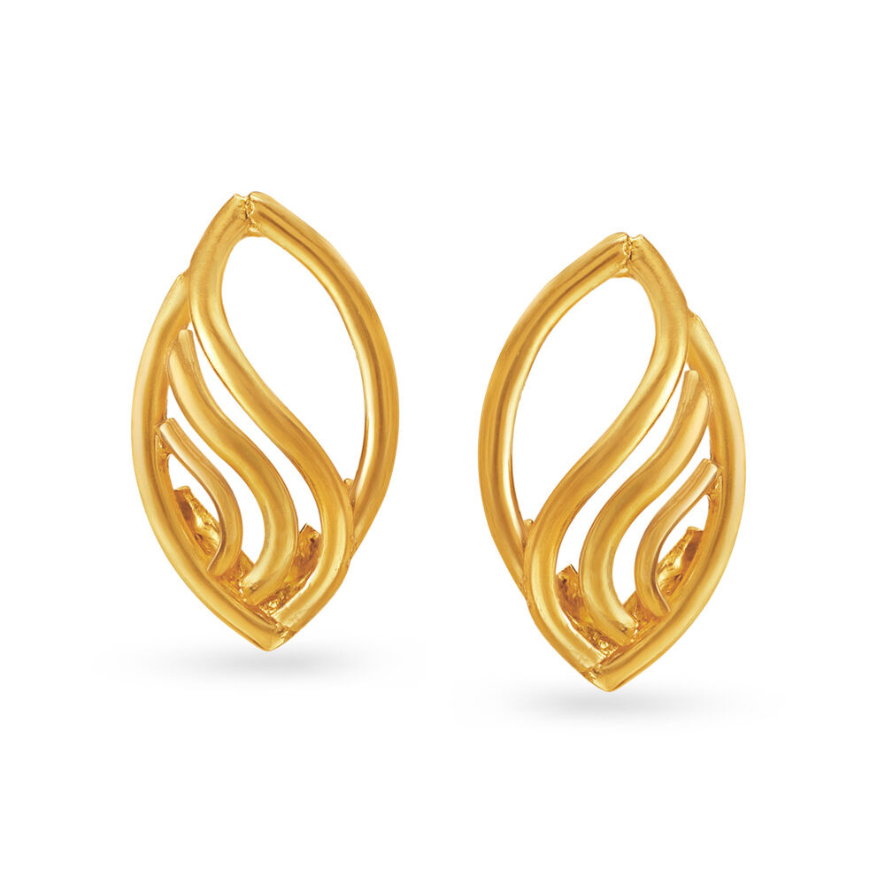 Tanishq gold cheap earrings design