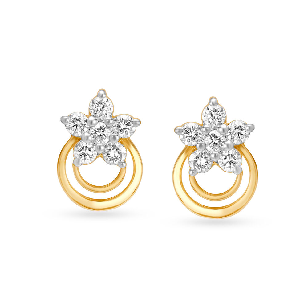 Real gold deals earrings studs