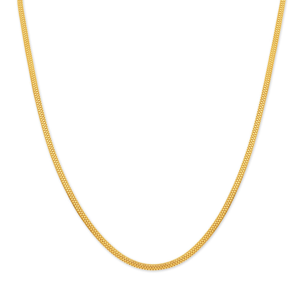 Buy Boxed Gold Chain for Men at Best Price Tanishq UAE
