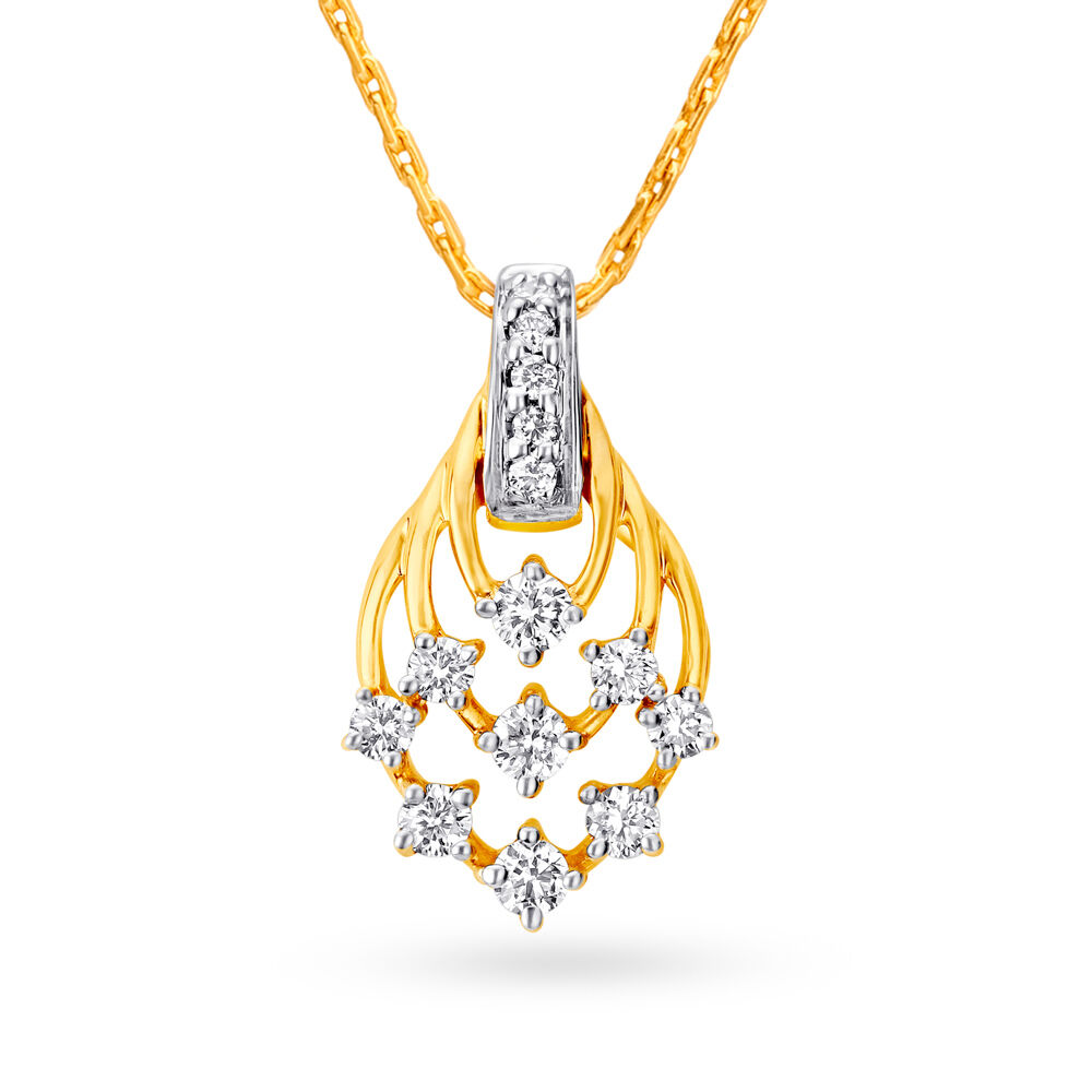Tanishq gold pendant designs new arrivals
