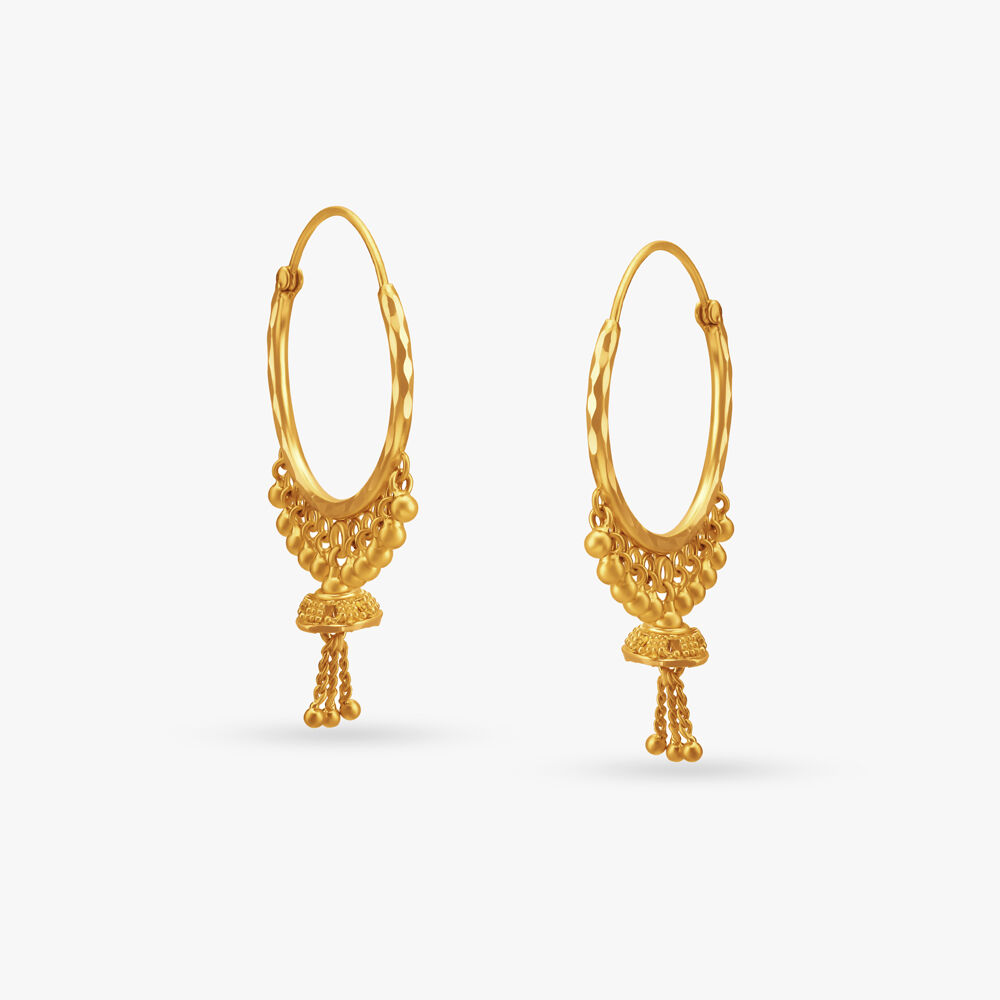 Bali hoop 2025 earrings gold