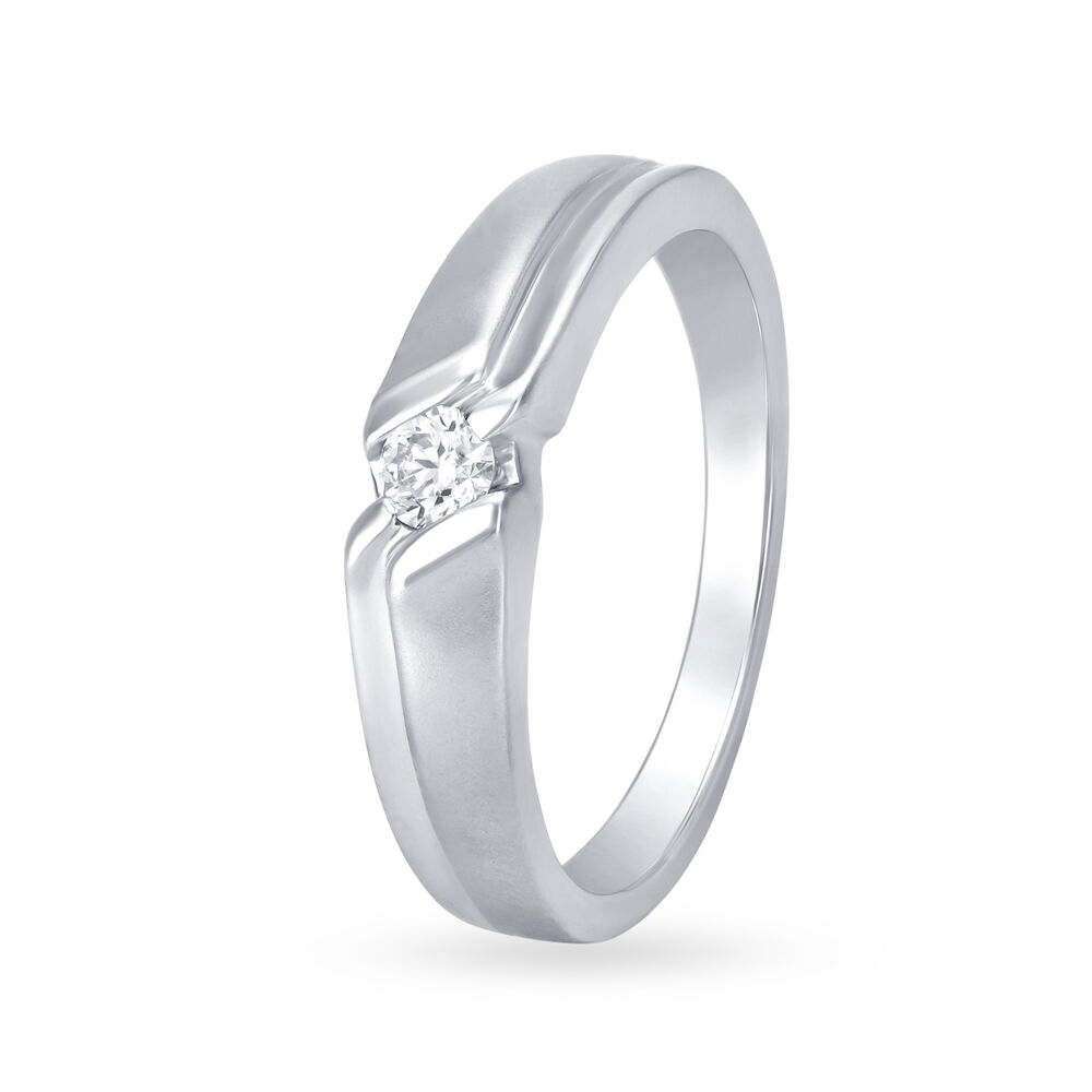Tanishq silver ring store for men